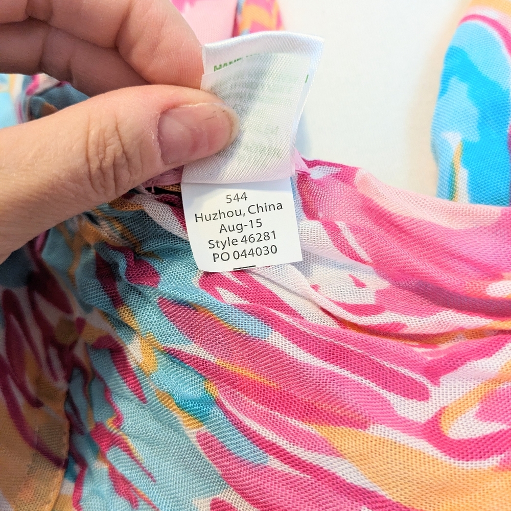 Lilly Pulitzer Riley Loop Infinity Scarf Flamingo - Picture 3 of 4